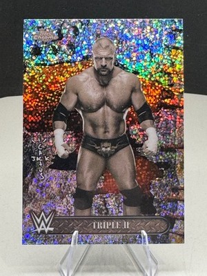 2025 Topps Chrome WWE X Cactus Jack - Triple H -Speckle Refractor / 299