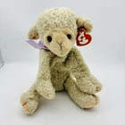 Ty Beanie Baby Beige Tan 10" Lovie Lamb Sheep Vintage 1997 Floppy Cuddly Easter