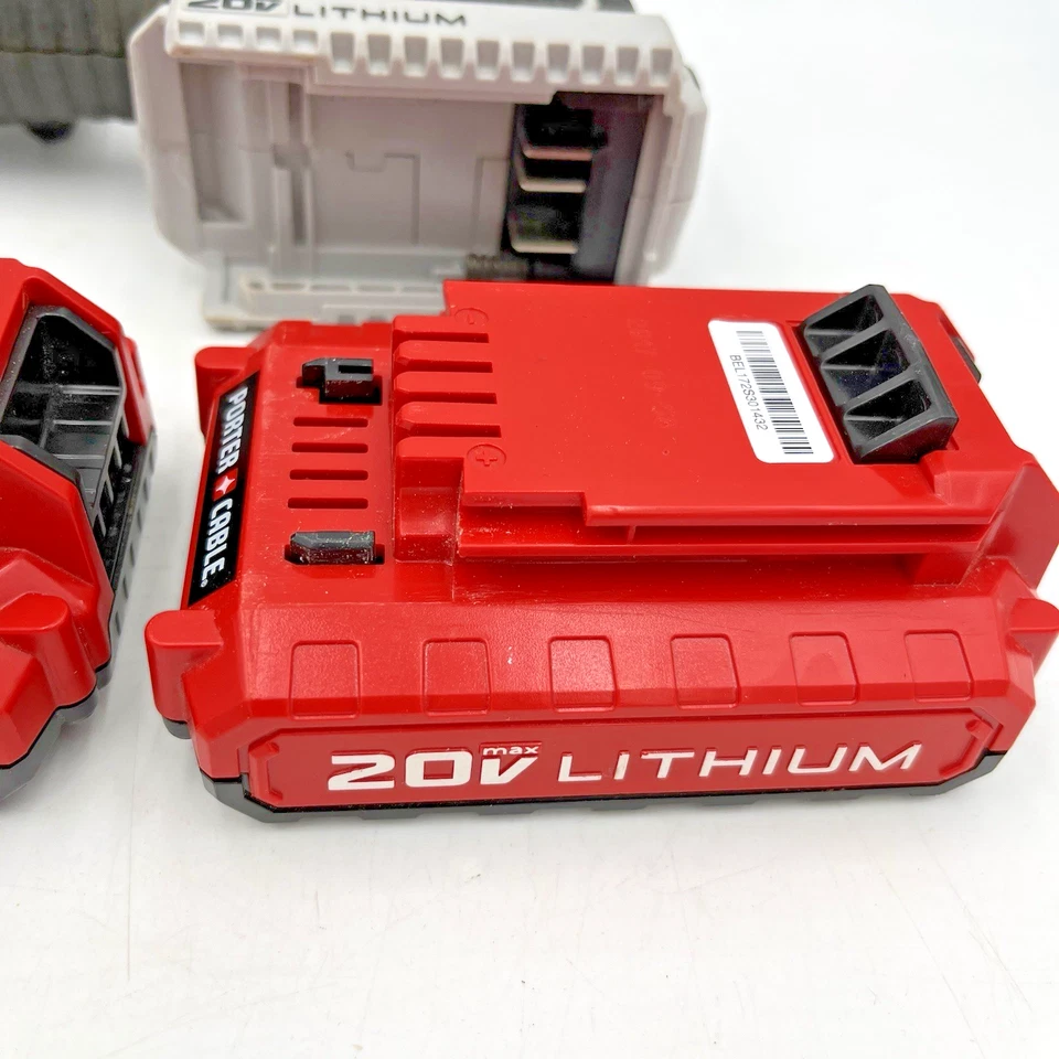 Porter-Cable PCC670 Reciprocating Saw 2 batteries blades rapid charger SEE VIDEO - Image 3 of 4