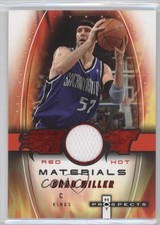 2006-07 Fleer Hot Prospects Hot Materials Red Hot 22/25 Brad Miller #HM-BM 0m8