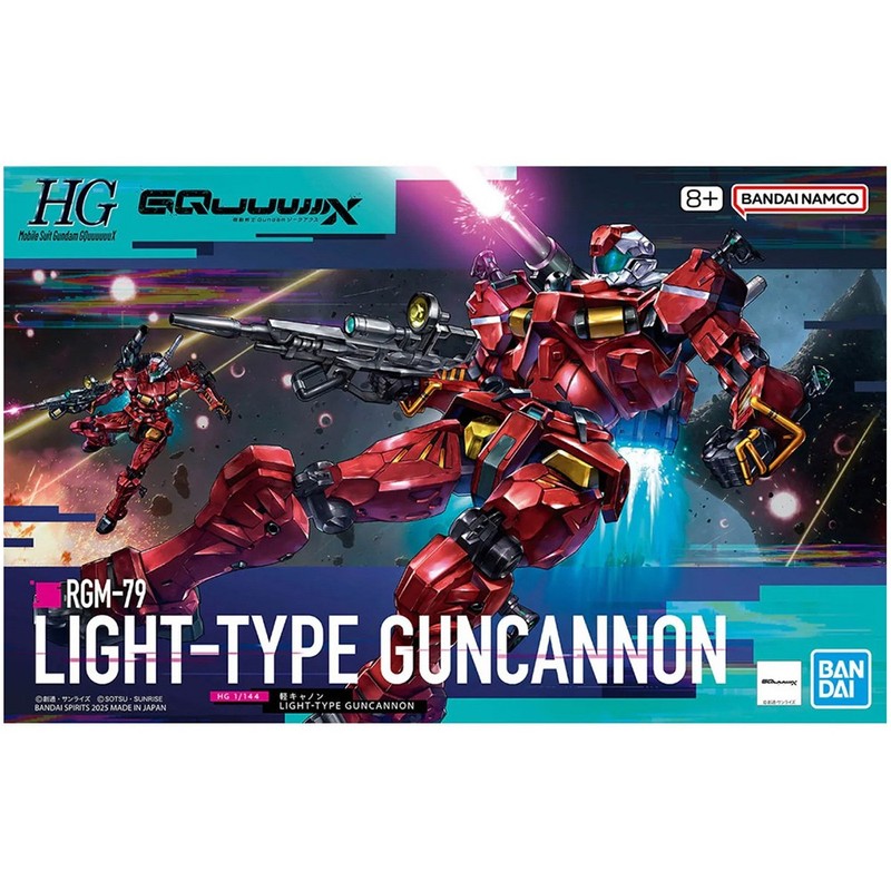 Bandai Gundam RGM-79 Light-Type Guncannon HG 1:144 Model Kit Gunpla