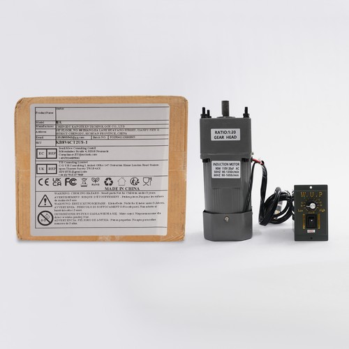 Regolatore Elettrico 1:20K AC Gear Motor Riduttore Velocità Variabile 67RPM 110V 90W - Foto 23 di 24