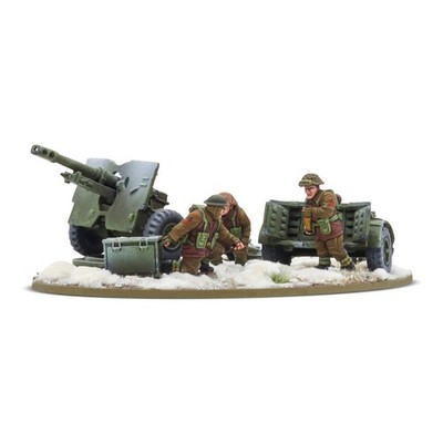25-Pdr Lt. Howitzer with Brit. Inf. - Warlord Games 28mm