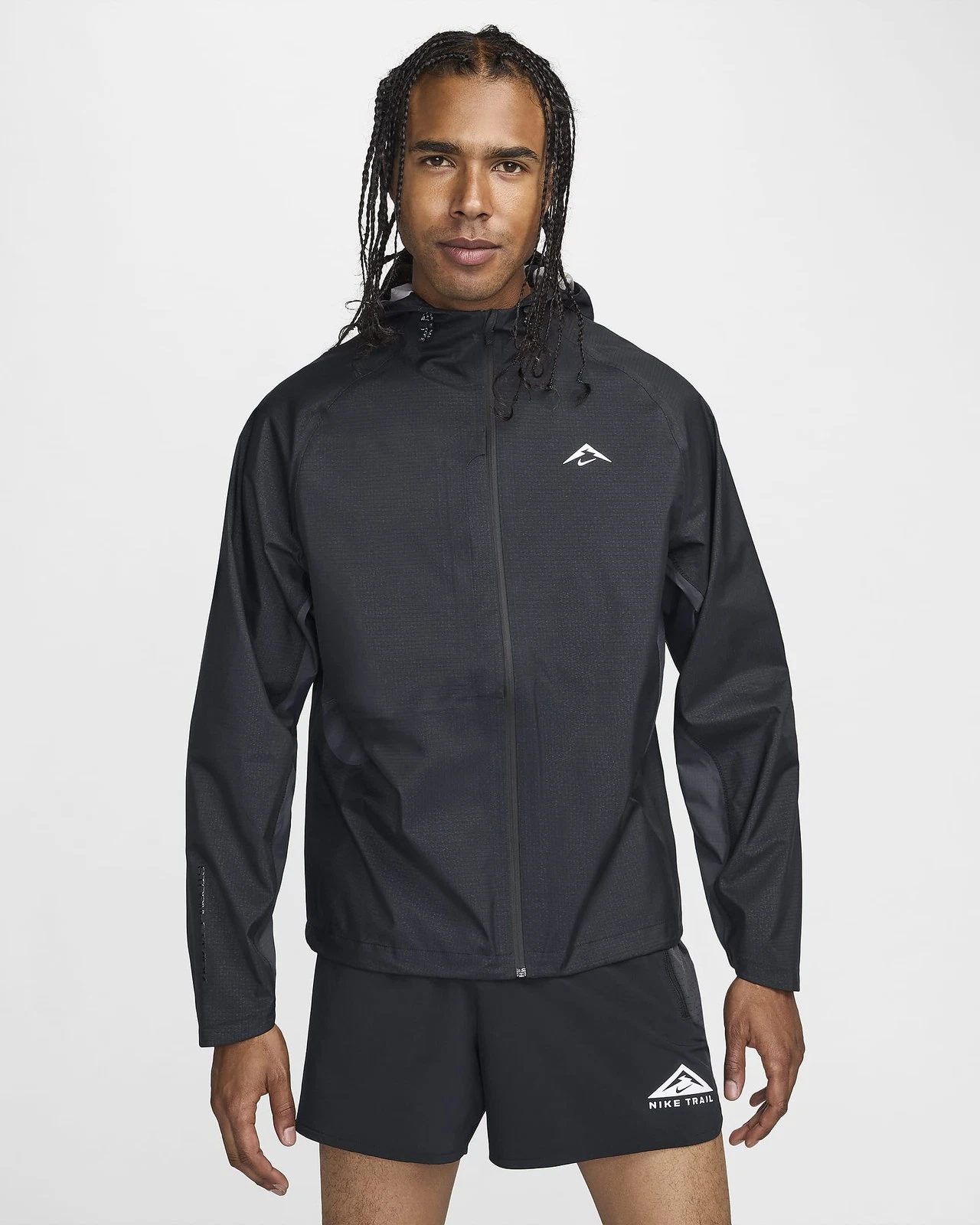 Nike Trail Storm-Fit ADV Cosmic Peaks Black Rain Jacket FZ1084-010 XL Men's $275