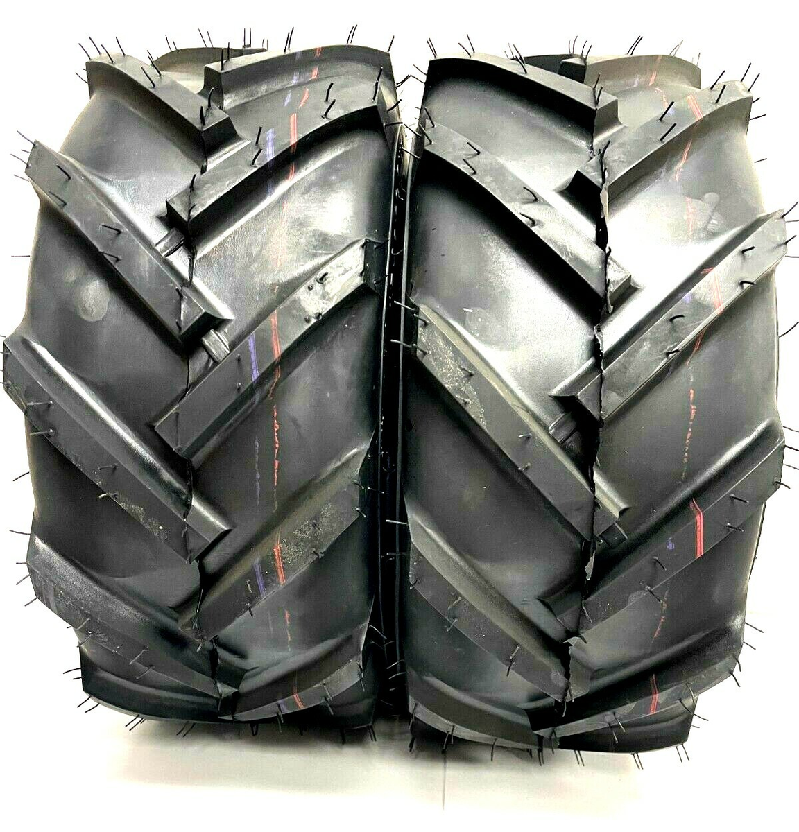 Two Premium 15x6.00-6 R1 Lug Super Traction Tires – 6 Ply, Set Of 2