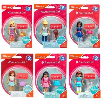 Mega Construx American Girl Mini Figures Bundle of 6