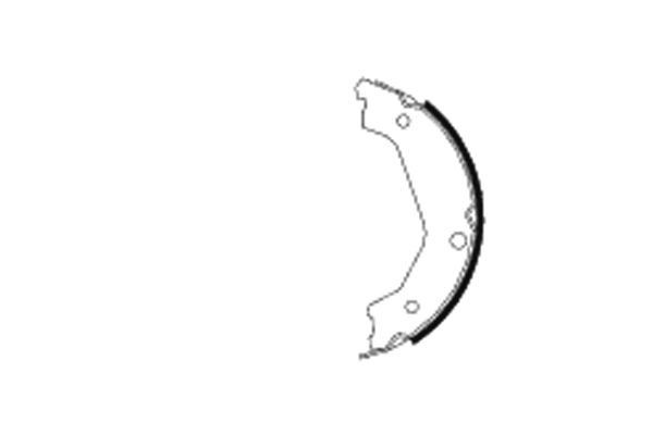 Rear Brake Shoe Set Fits Kia Mintex MFR614 1 Year Warranty