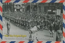 1945 Image Six Triple Eight Battalion March on 2025 New Postcard Birmingham UK