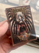 NEW - OPEN Bicycle Steampunk RARE Cards - DISCONTINUED POKER DECK  bonus