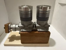 Vintage Moki Engine 60cc inline twin-cylinder Moki 180 RC engine