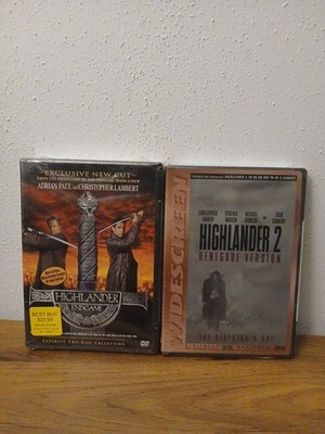 Highlander: Endgame DVD 2001 Ultimate 2-Disc & Highlander 2 Renegade BRAND NEW 