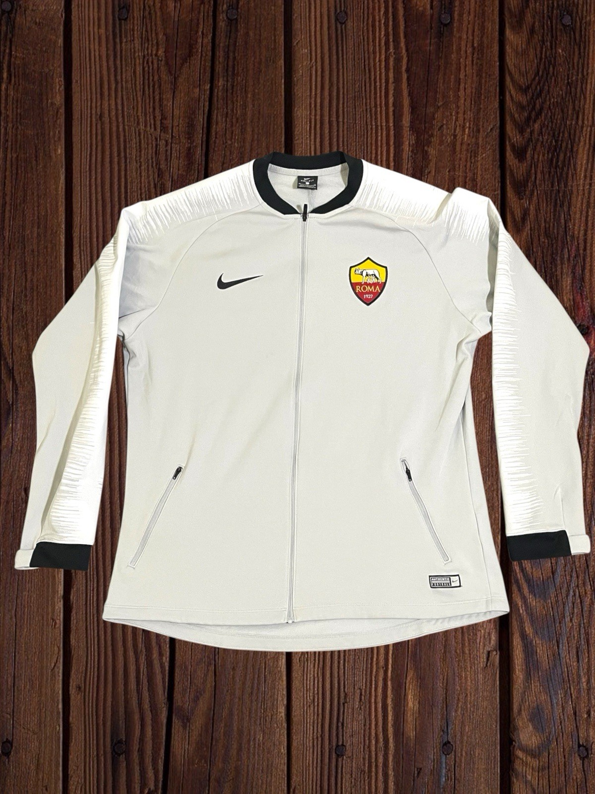 SACAI X NIKE Giacca Nike AS Roma Anthem XL 920062 014 grigio lupo autentica calcio Dri Fit