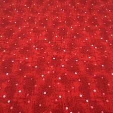 Quilting Fabric Dark Red Cream Dots 100 Cotton 26 X 45" 1 Yard and JOANN