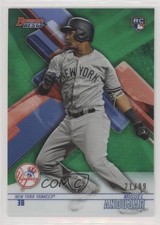 2018 Bowman's Best Green Refractor 21/99 Miguel Andujar #49 Rookie RC a2v