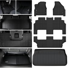 Floor Mats for 2017-2026 Chrysler Pacifica Hybrid Models , Fit 7 and 8 Passenger