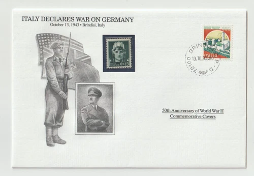 13/10/1993 Italy FDC - WWII - Italy Declares War on Germany
