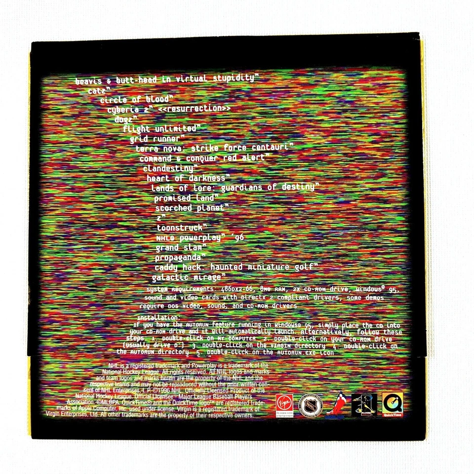 Trip-on-this Disc PC Computer Demos Windows 95 CD-ROM Sampler Virgin Interactive - Image 2 of 3