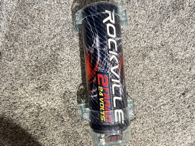 Rockville RXC2D 2 Farad Stiffening Power Capacitor with LED Digital Volt Meter
