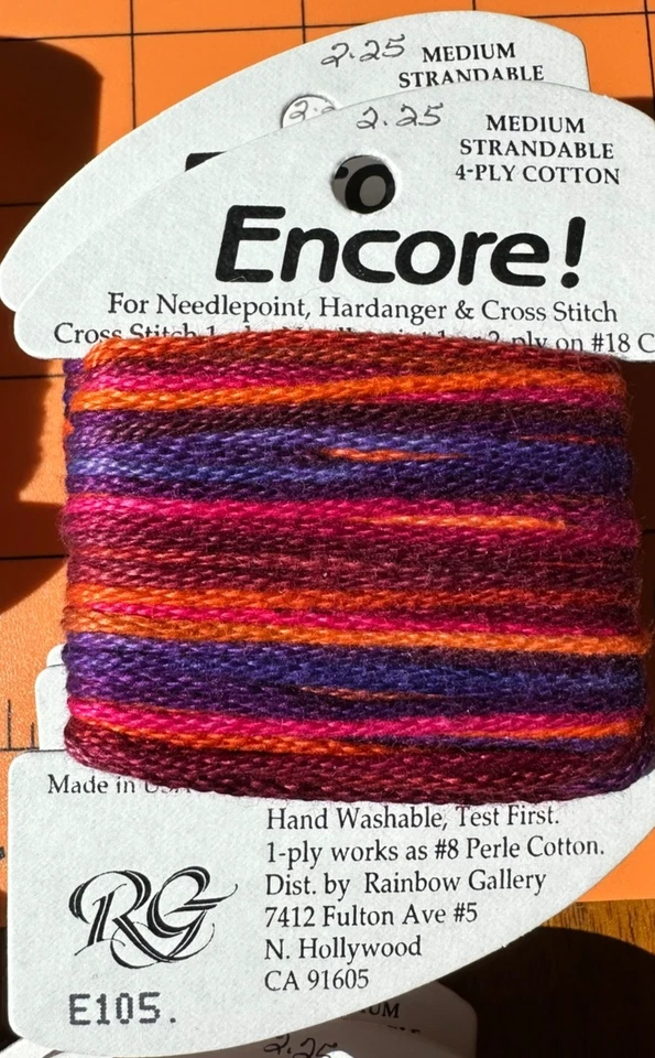 Encore! Rainbow Gallery Medium stradable 4 ply cotton assortment H - Image 3 of 3