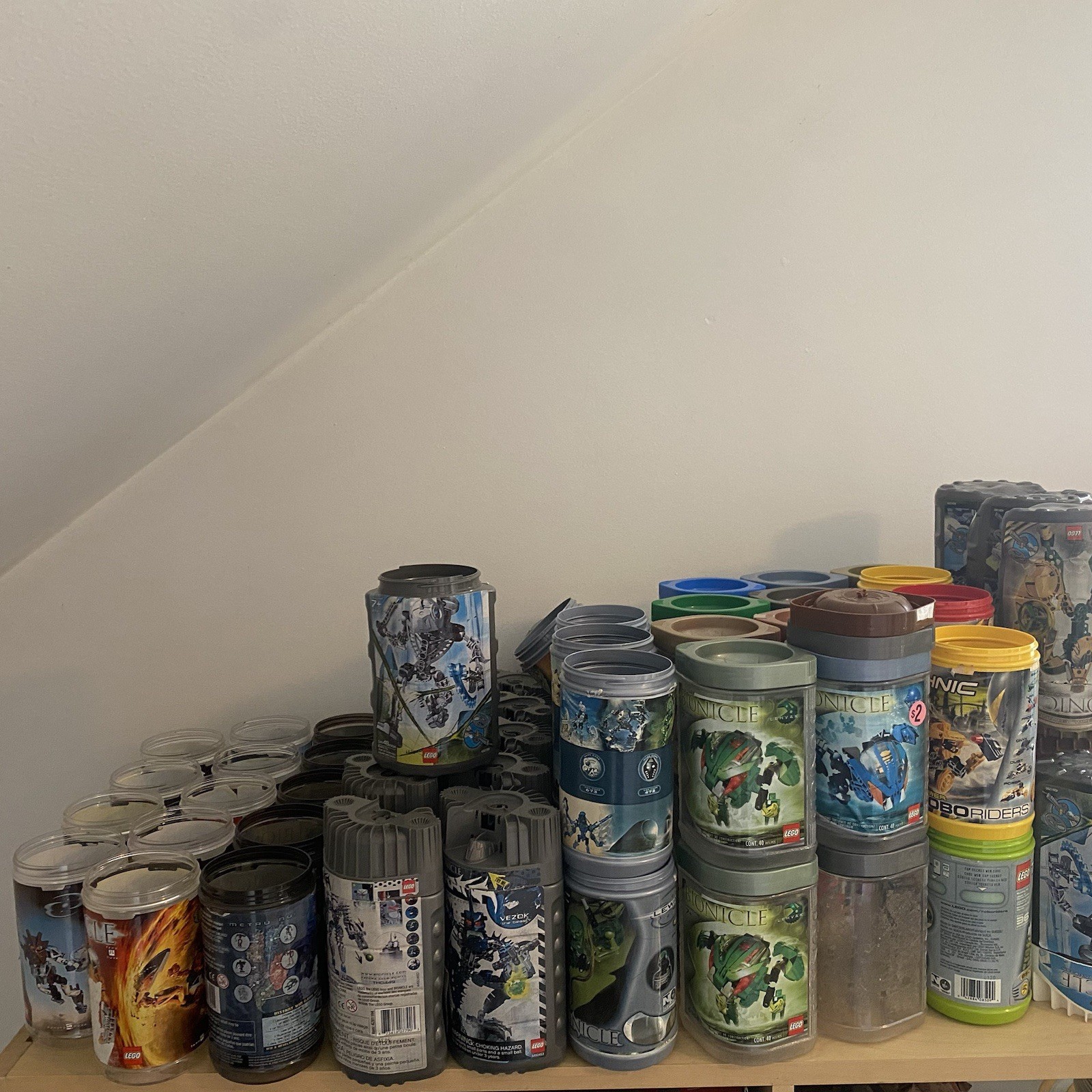 Bionicle Containers (Empty) Sold Individually, Message to See If I Have It