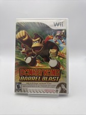 Donkey Kong Barrel Blast (Nintendo Wii) W/ Manual And Inserts - Free Shipping