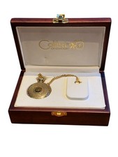 Vintage Colibri Of London Swiss Pocket Watch W/ Original Box