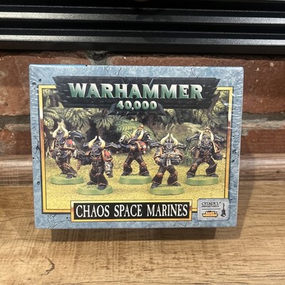 Warhammer 40k-Chaos Space Marines (1999)-Factory Sealed, NIB, OOP/5 Miniatures