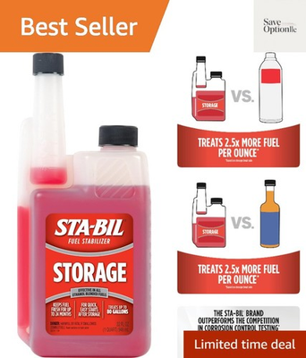 #ad Storage Fuel Stabilizer Keeps Fuel Fresh for 24 Prevents Corrosion Gasol... $24.99