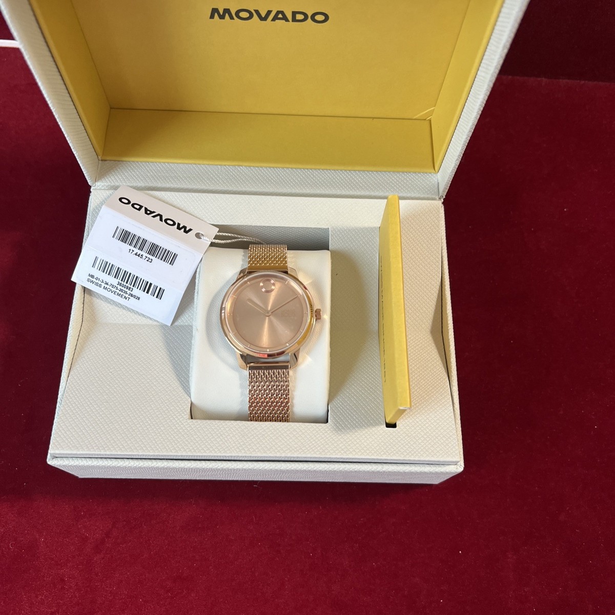 MOVADO Bold Trend Element Watch, 34mm 3600983 Women Rose 