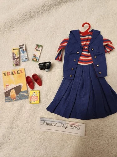 Vintage Barbie "Aboard Ship"  #1631 Complete Excellent Condition