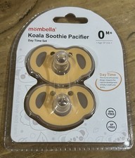 Mobella Koala Silicone Baby Pacifier for Breastfed Babies 2-Pcs, 0-3 Months