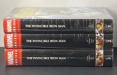 The Invincible Iron Man Omnibus 1, 2, 3 Marvel Hardcover NEW Sealed Lot Global