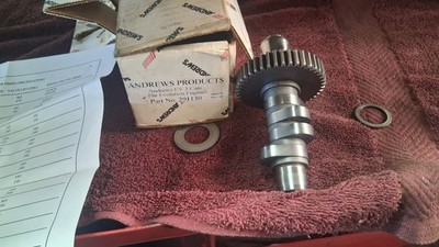 1985-99 Harley Davidson Andrews EV3 Evolution Motor Cam Shaft with Shims