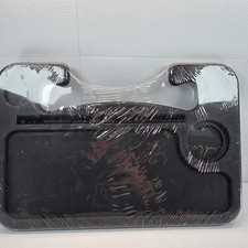 Steering Wheel Tray Table Cup IPad Holder Eating Work Travel Black