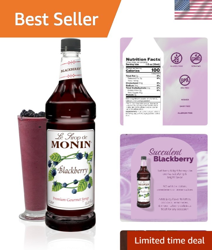 Blackberry Syrup, Delicious Berry Flavored Syrup, Cocktail S