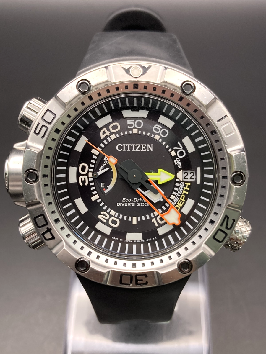 N Mint] Citizen Promaster Eco Drive BN2021-03E Mens diver's watch