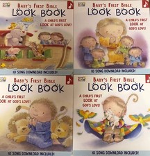 Baby's First Bible Look Book Bundle of 4 Board Books