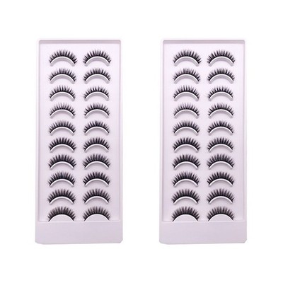 2 Pieces Wimpern Selbstklebend Wimpernverlängerung Falsche Gefälschte