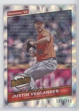 2020 Panini Donruss Highlights Silver 162/349 Justin Verlander #H-1 0c6