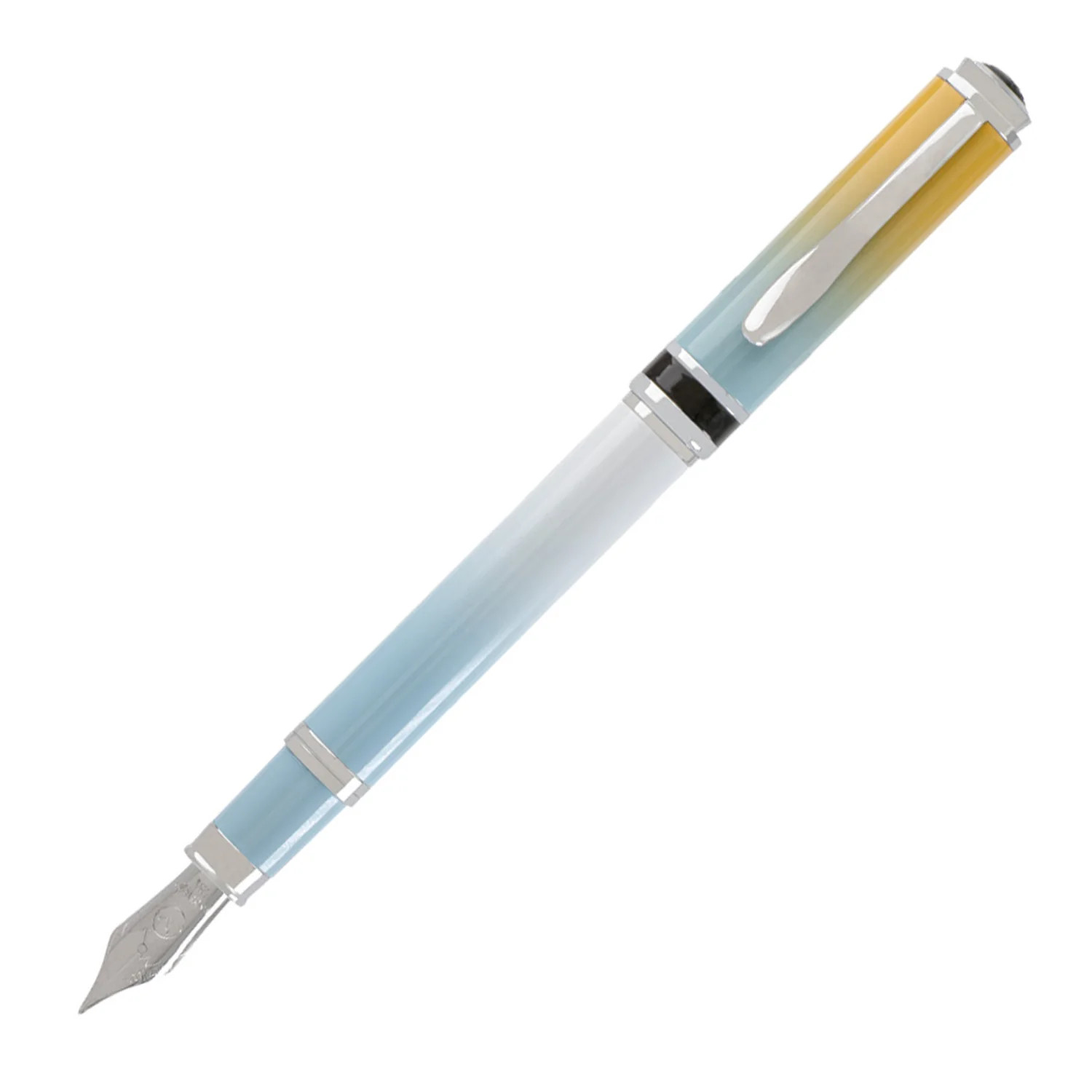 Monteverde Innova Fusion Bliss Fountain Pen, Gold/Blue/White