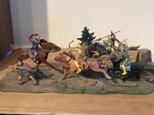 Elastolin 7cm Hunnen und Römer Diorama von Figurenkobold 