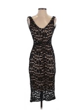 NWT Boohoo Women Black Cocktail Dress 4