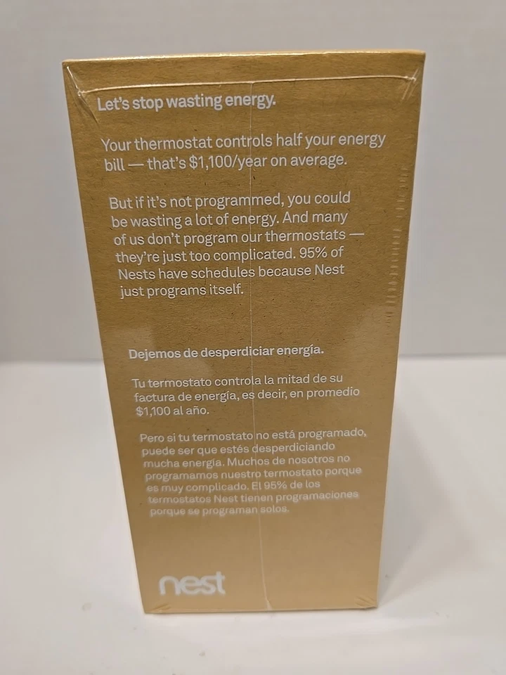 NEW Google Nest Learning Thermostat 2nd Generation Sealed  - Image 2 of 4