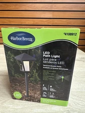 Harbor Breeze Low Voltage LED Path Light Textured Bronze Finish 3000K 100 Lumen