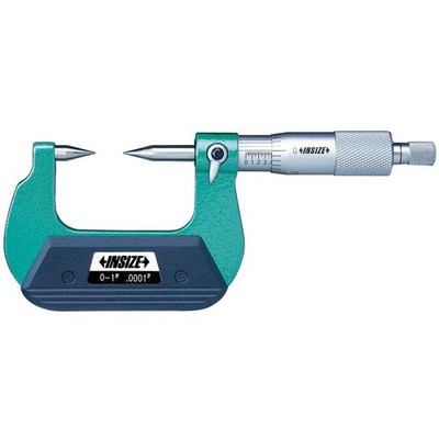 INSIZE 3230-1 Point Micrometer,Point Anvil,Mechanical 462V01