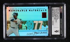2002 Topps Tribute Red Jersey Number 27/44 Reggie Jackson CGC 9 Mint HOF 1tg5