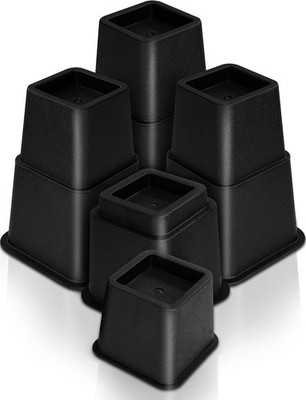 Adjustable Bed Risers 3,5,8'' Heavy Duty Furniture Riser Set of 4 for Beds,Couch