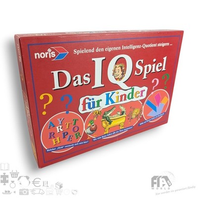 Noris 6013703 - Das IQ Spiel für Kinder - Brettspiel Quiz     Kinder  Lernen
