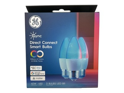 GE Cync Smart LED Color Bulbs 3 Pack