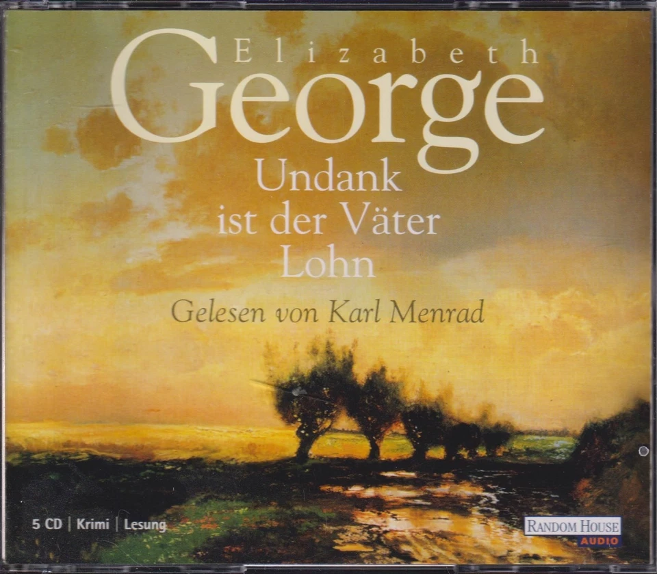 CD-Box: Elizabeth George - Undank ist der Väter Lohn. Gelesen von K. Menrad, 5CD - Bild 1 von 1
